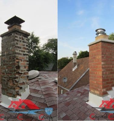 Full chimney rebuilds
